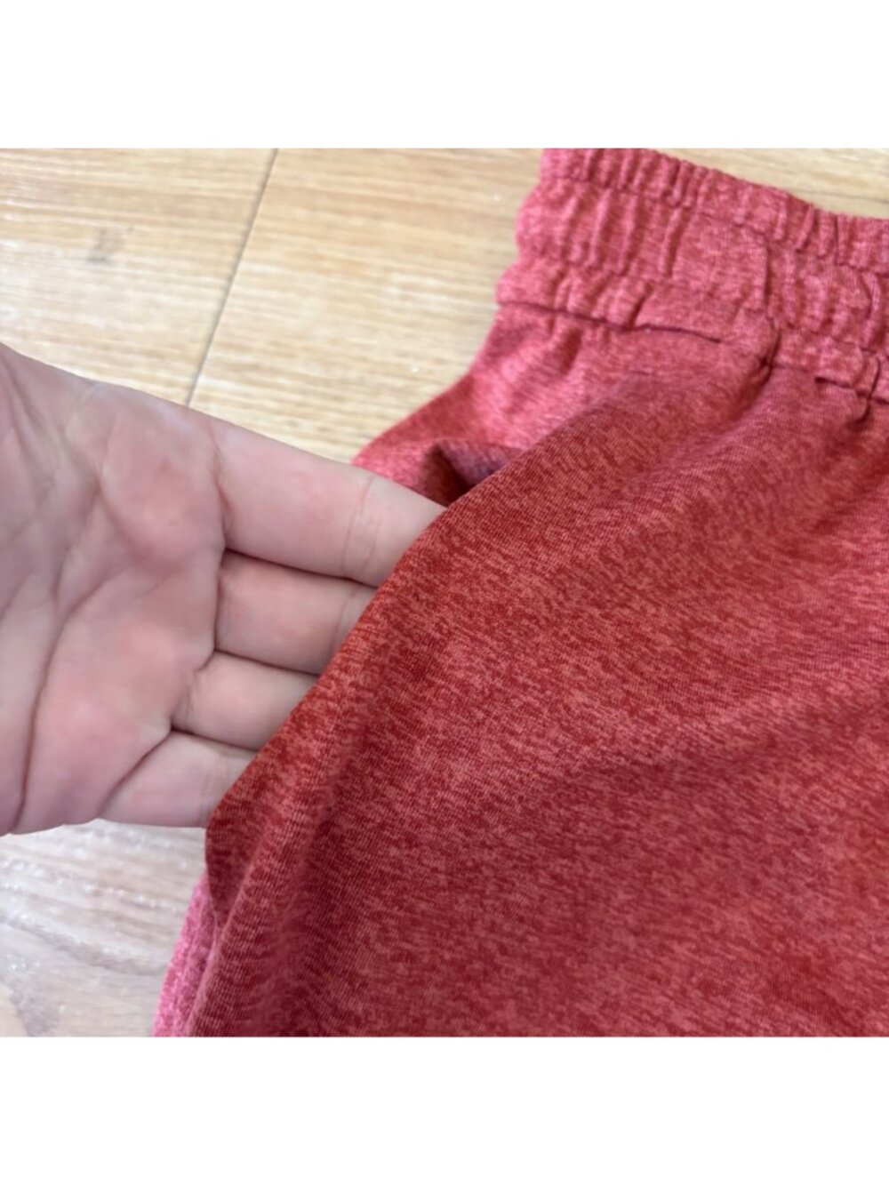Lululemon Athletic Soft Jersey Classic Fit MR Joggers Heathered Orange Size 4 - Picture 5 of 10